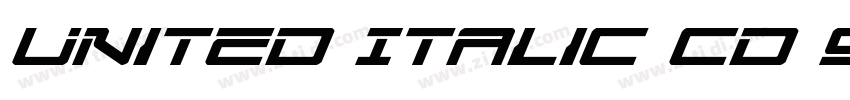 United Italic Cd Ste字体转换
